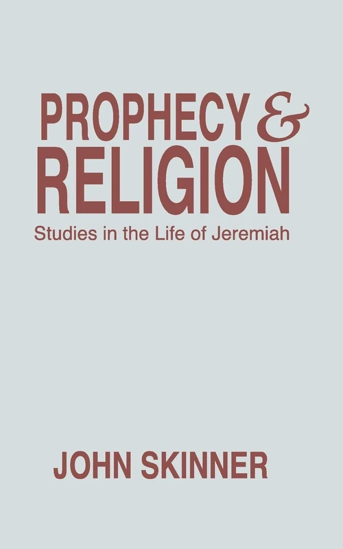 Cover of Prophecy and Religion