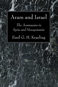 Cover of Aram and Israel