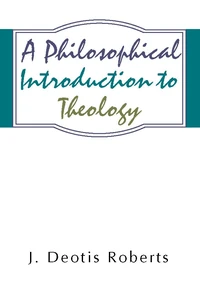 Cover of Philosophical Introduction to Theology