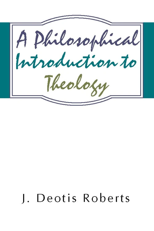 Cover of Philosophical Introduction to Theology