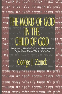 Cover of The Word of God in the Child of God