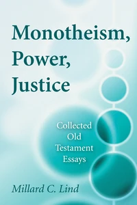 Cover of Monotheism, Power, Justice
