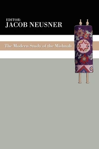 Cover of The Modern Study of the Mishnah