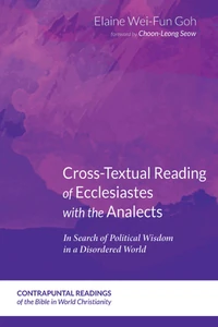 Cover of Cross-Textual Reading of Ecclesiastes with the Analects