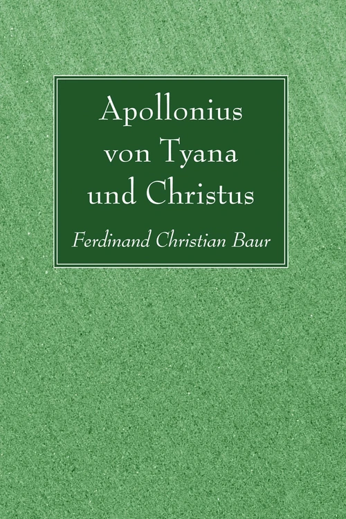 Cover of Apollonius von Tyana und Christus