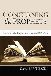 Cover of Concerning the Prophets