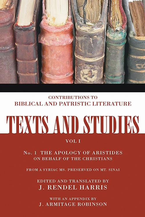 Cover of The Apology of Aristides