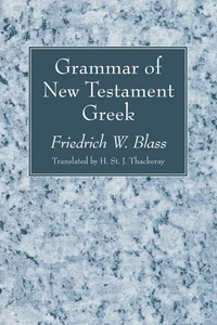 Cover of Grammar of New Testament Greek
