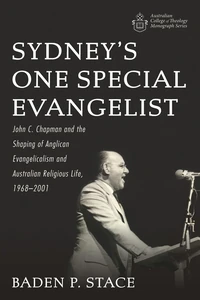 Cover of Sydney’s One Special Evangelist