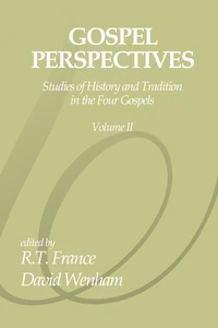 Cover of Gospel Perspectives, Volume 2