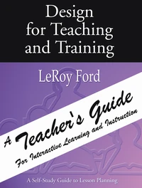 Cover of Design for Teaching and Training - A Teacher's Guide