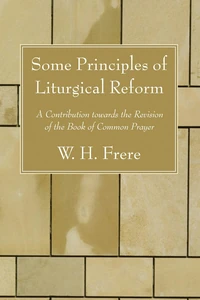 Cover of Some Principles of Liturgical Reform