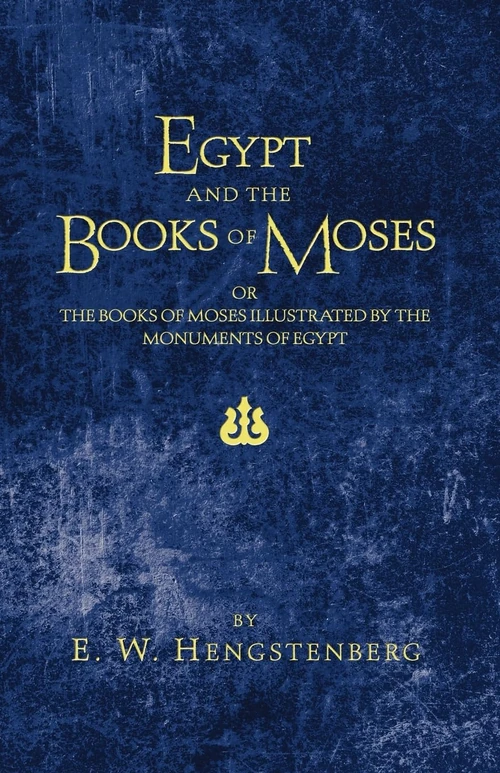 Cover of Egypt and the Books of Moses