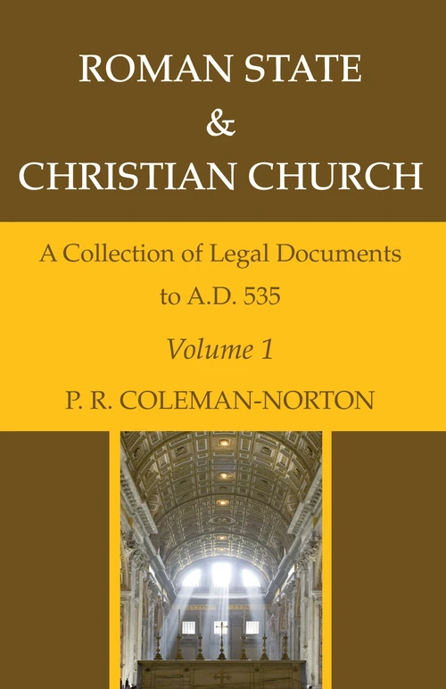 Cover of Roman State & Christian Church, Three Volumes