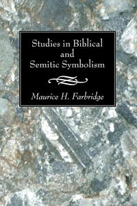 Cover of Studies in Biblical and Semitic Symbolism