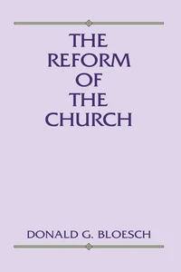 Cover of The Reform of the Church