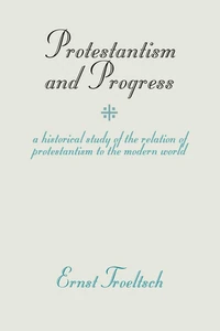 Cover of Protestantism and Progress