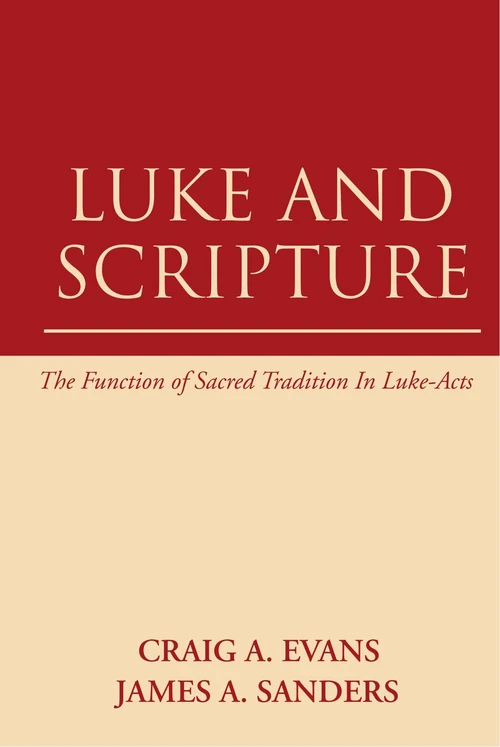 Cover of Luke and Scripture