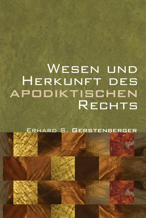 Cover of Wesen und Herkunft des Apodiktischen Rechts