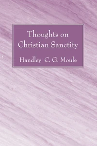 Cover of Thoughts on Christian Sanctity