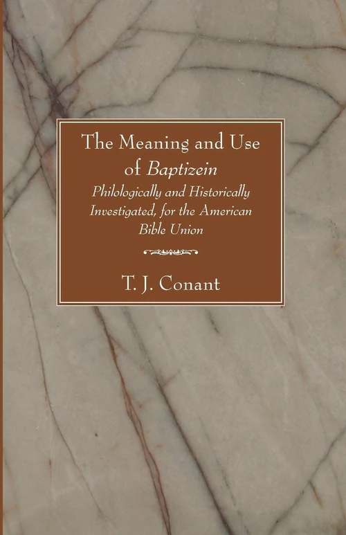 Cover of The Meaning and Use of Baptizein