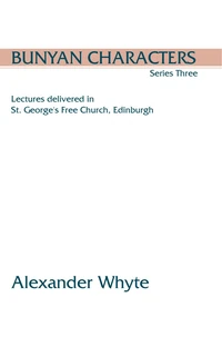 Cover of Bunyan Characters, Series Three