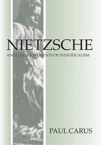 Cover of Nietzsche and other Exponents of Individualism