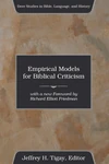 Cover of Empirical Models for Biblical Criticism