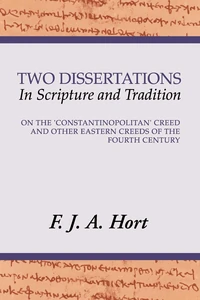 Cover of Two Dissertations In Scripture and Tradition