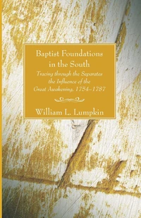 Cover of Baptist Foundations in the South