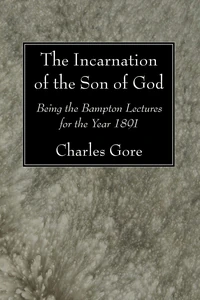 Cover of The Incarnation of the Son of God