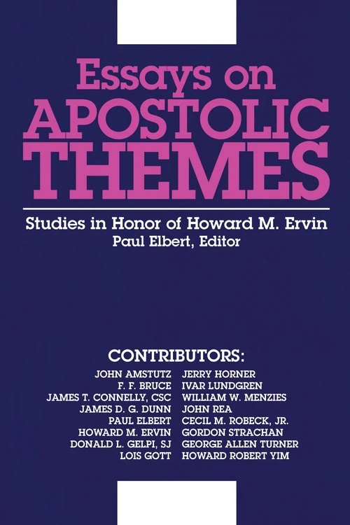 Cover of Essays on Apostolic Themes
