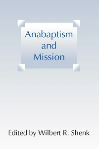 Cover of Anabaptism and Mission