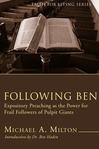 Cover of Following Ben (Stapled Booklet)
