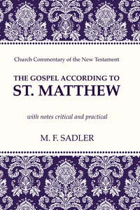 Cover of The Gospel According to St. Matthew