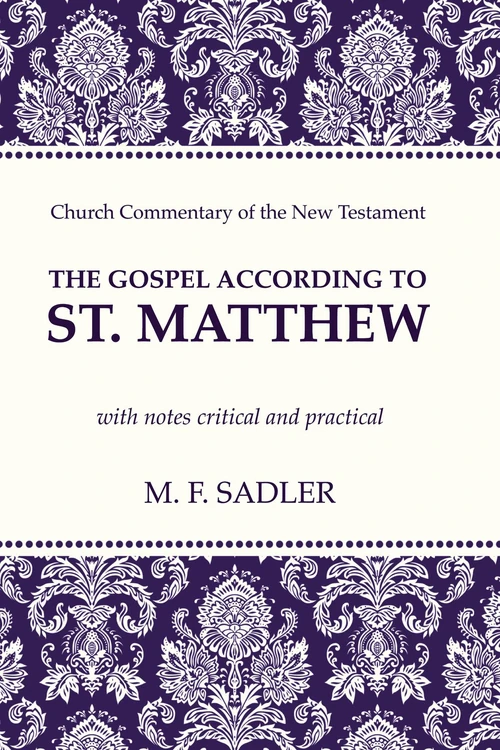 Cover of The Gospel According to St. Matthew