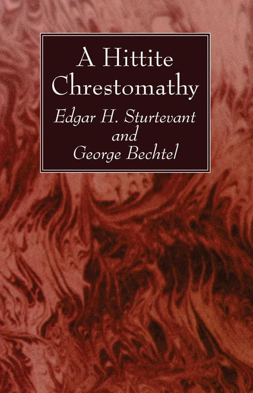Cover of A Hittite Chrestomathy