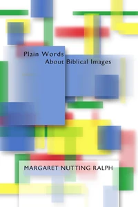 Cover of Plain Words about Biblical Images