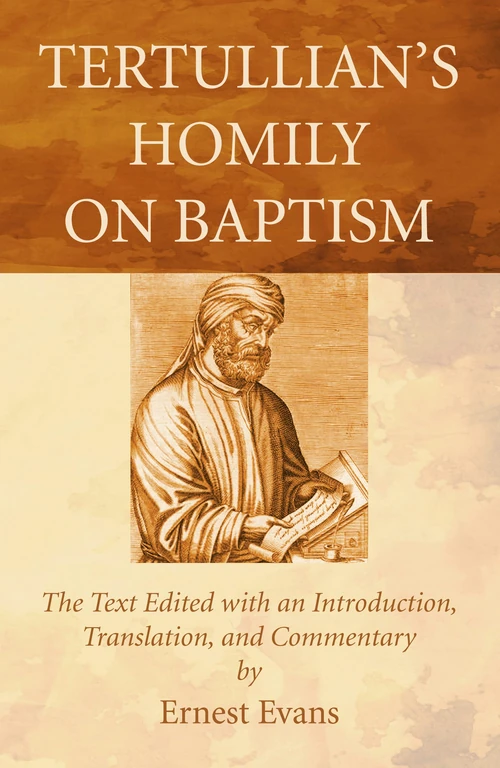 Cover of Tertullian’s Homily on Baptism