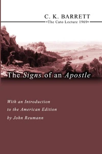 Cover of The Signs of an Apostle