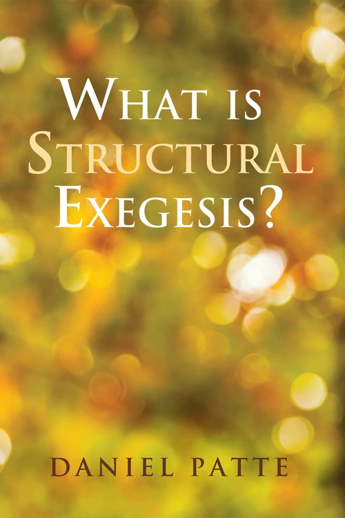Cover of What is Structural Exegesis?