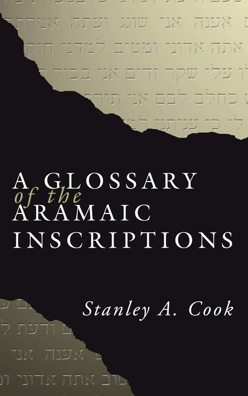 Cover of A Glossary of the Aramaic Inscriptions