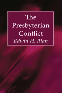 Cover of The Presbyterian Conflict