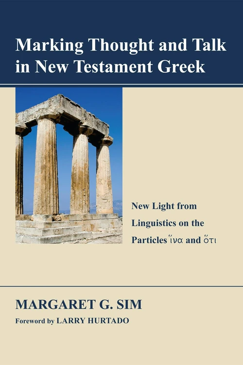 Cover of Marking Thought and Talk in New Testament Greek