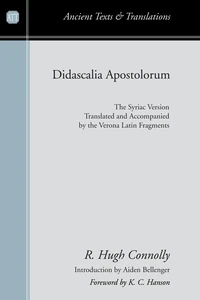 Cover of Didascalia Apostolorum
