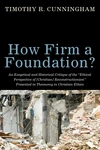 Cover of How Firm a Foundation?