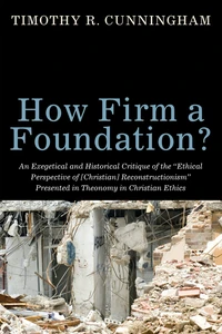 Cover of How Firm a Foundation?