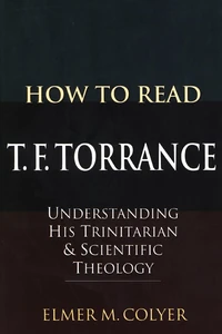 Cover of How To Read T. F. Torrance