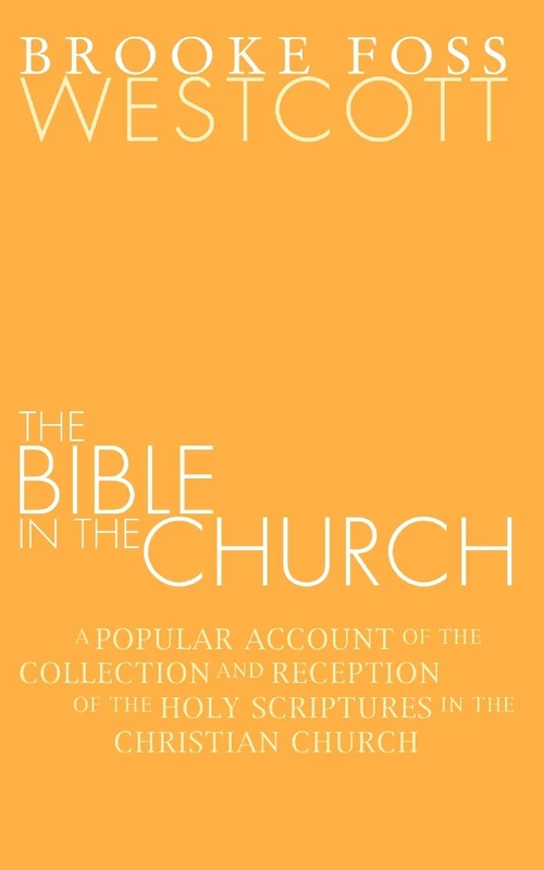 Cover of The Bible in the Church