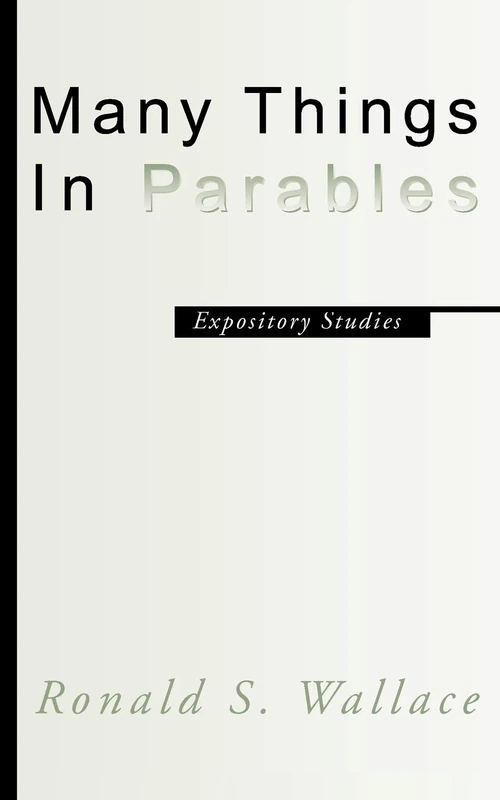 Cover of Many Things In Parables